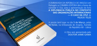 Diplomata angolano apresenta obra sobre “Diplomacia Pública”