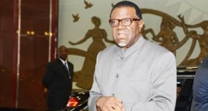 Presidente da Namíbia está de visita a Angola