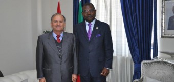 Audiência com o Embaixador João Caetano da Silva, futuro Embaixador de Portugal em Angola