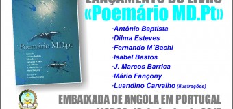 Missão diplomática lança livro de poesia “Poemário MD.PT”