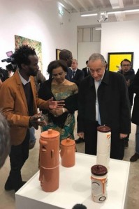 Cerimónia de inauguração de exposição de artistas plásticos angolanos em Portugal
FOTO: FOTO CEDIDA