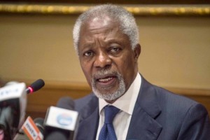 PR CONSIDERA KOFI ANNAN "VERDADEIRO SÍMBOLO DA PAZ MUNDIAL"