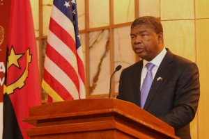 PRESIDENTE DA REPÚBLICA, JOÃO LOURENÇO, DISCURSA NO FÓRUM DE NEGÓCIOS ESTADOS UNIDOS - ANGOLA FOTO: PEDRO PARENTE