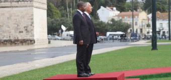 PRESIDENTES DE ANGOLA E DE PORUGAL NA PRAÇA DO IMPÉRIO, EM BELÉMFOTO: CLEMENTE DOS SANTOS