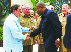 Presidente João Lourenço quer a ajuda de Cuba no desenvolvimento económico do país  Fotografia: Mota Ambrósio | Edições Novembro