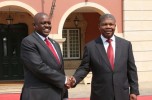 Presidente da República, João Lourenço (à dir.), encontra-se com homólogo do Botswana, Mokgweetsi Masisi
FOTO: PEDRO PARENTE