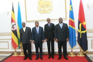 CIMEIRA DE CHEFES DE ESTADO E DE GOVERNO DAS REPUBLICAS DE ANGOLA, RDCONGO, RWANDA E UGANDA FOTO: FRANCISCO MIUDO