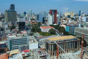 VISTA PARCIAL DA CIDADE DE LUANDA, CAPITAL DE ANGOLA FOTO: PEDRO PARENTE