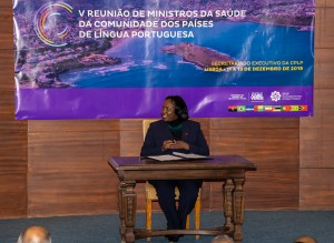 A Ministra angolana da Saúde, S. Exa Sílvia Lutucuta
Foto: CPLP