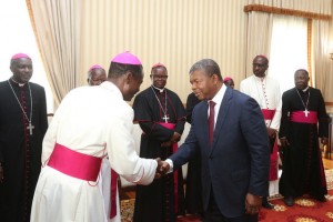 PRESIDENTE DA REPÚBLICA, JOÃO LOURENÇO,RECEBE BISPOS DA CEAST FOTO: PEDRO PARENTE