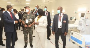 Presidente da República, João Lourenço, visita Hospital de Campanha de Viana FOTO: PEDRO PARENTE