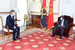 PRESIDENTE DA REPÚBLICA, JOÃO LOURENÇO, RECEBE EMBAIXADOR DA UNIÃO EUROPEIA FOTO: PEDRO PARENTE