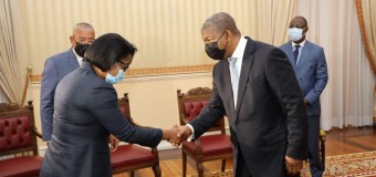 Presidente da República João Lourenço recebeu em audiência Primeira-Ministra do Gabão Rose Christiane Raponda no Palácio Presidencial