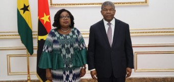 Presidente da República João Lourenço recebeu cartas credenciais da embaixadora residente da República do Ghana em Angola Mavis Esi Kusorcbo