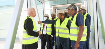 PRESIDENTE DA REPÚBLICA VISITOU OBRAS DO FUTURO AEROPORTO ANTÓNIO AGOSTINHO NETO