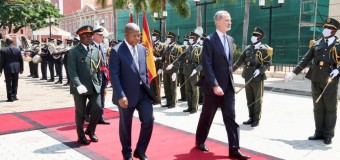 SUAS MAJESTADES OS REIS DE ESPANHA TERMINARAM VISITA DE 3 DIAS A ANGOLA